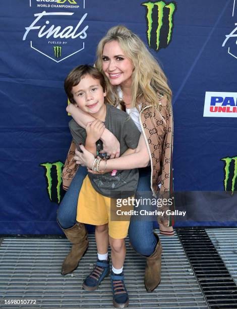 Ashley Jones attends the SuperMotocross World Championship Finals Celebrity Night at Los Angeles Memorial Coliseum on September 23, 2023 in Los...