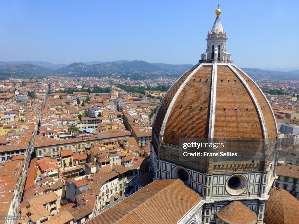 View from the Bell tower on the dome