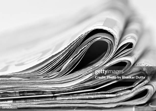 stack - newspaper stack stock pictures, royalty-free photos & images