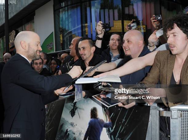 Director Marc Forster attends the World Premiere of 'World War Z' at The Empire Cinema on June 2, 2013 in London, England.