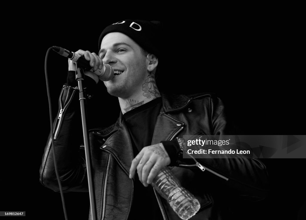 Jesse Rutherford The Neighbourhood lead singer Jesse Rutherford performs during the ...