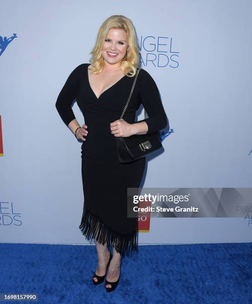 Megan Hilty arrives at the Project Angel Food's 2023 Angel Awards on September 23, 2023 in Los Angeles, California.