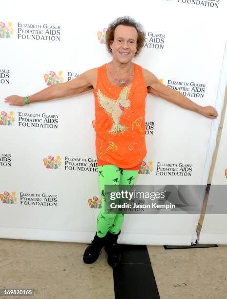 Richard Simmons attends the Elizabeth Glaser Pediatric AIDS Foundation's 24th Annual "A Time For Heroes" at Century Park on June 2, 2013 in Los...