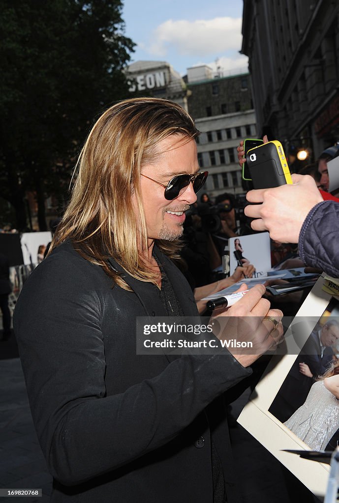 World War Z - World Premiere - Inside Arrivals