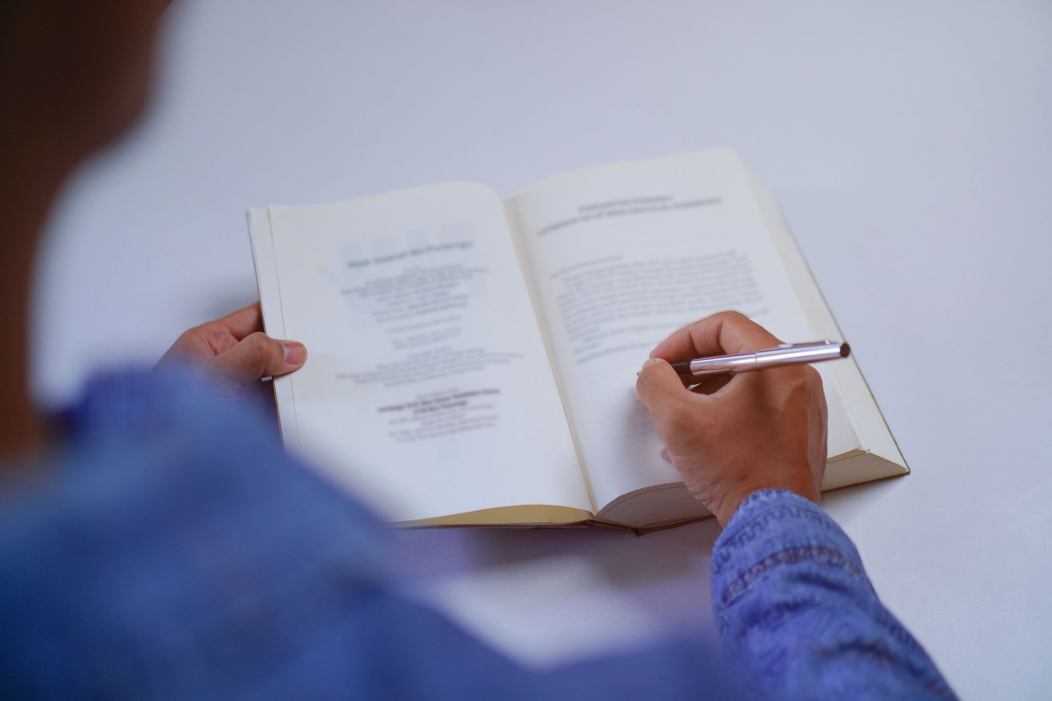 book signing
