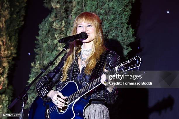 Jewel performs onstage during Project Angel Food's 2023 Angel Awards Gala at Project Angel Food on September 23, 2023 in Hollywood, California.