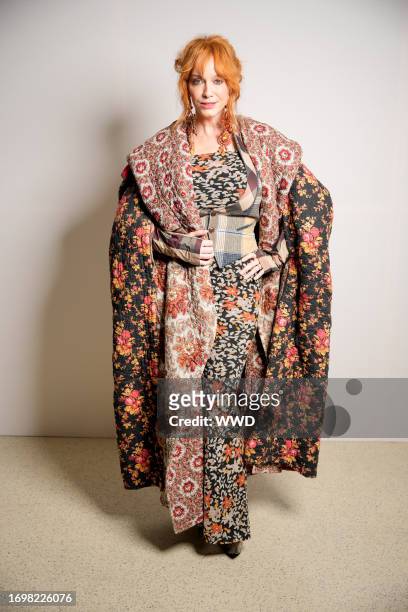 Christina Hendricks at Vivienne Westwood Ready To Wear Spring 2024 held at Pavillon Vendôme on September 30, 2023 in Paris, France.