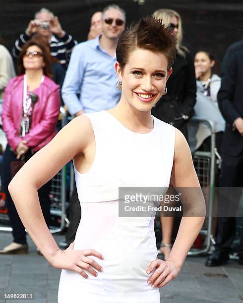 Daniella Kertesz attend the World War Z world premiere at the Empire Leicester Square on June 2, 2013 in London, England.