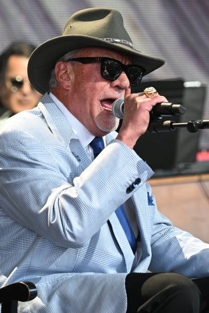 Jim Irsay performs during Farm Aid 2023 at Ruoff Home Mortgage Music Center on September 23, 2023 in Noblesville, Indiana.
