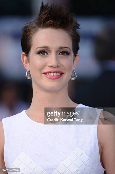 Daniella Kertesz attends the World Premiere of 'World War Z' at The Empire Cinema on June 2, 2013 in London, England.
