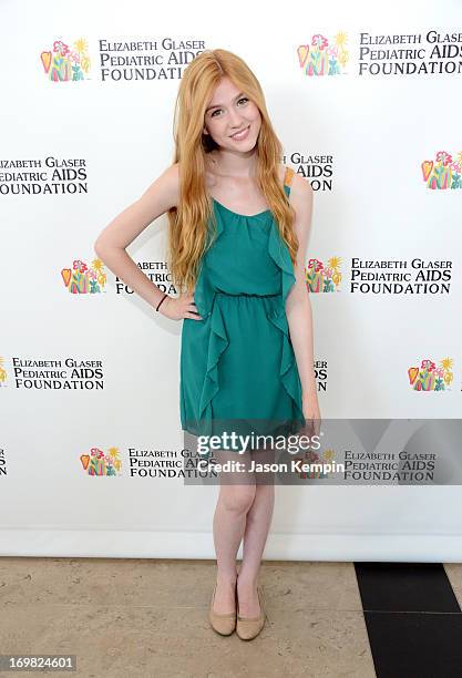 Actress Katherine McNamara attends the Elizabeth Glaser Pediatric AIDS Foundation's 24th Annual "A Time For Heroes" at Century Park on June 2, 2013...