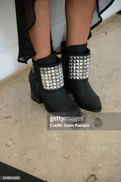 Actress Madison Pettis attends the Elizabeth Glaser Pediatric AIDS Foundation's 24th Annual "A Time For Heroes" at Century Park on June 2, 2013 in...