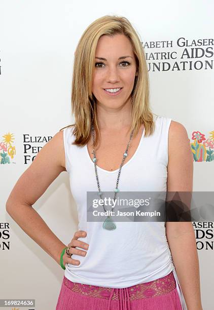Actress Carly Craig attends the Elizabeth Glaser Pediatric AIDS Foundation's 24th Annual "A Time For Heroes" at Century Park on June 2, 2013 in Los...