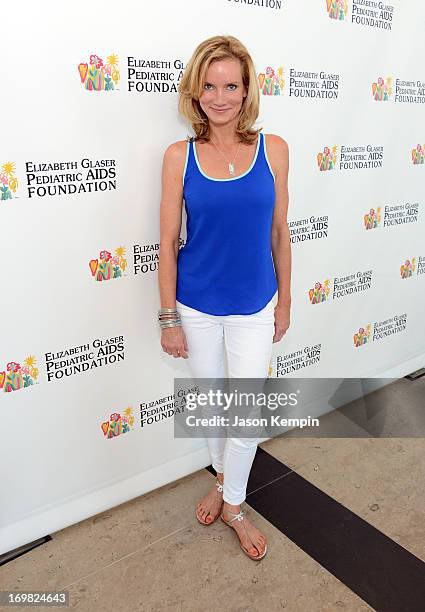 Actress Beth Littleford attends the Elizabeth Glaser Pediatric AIDS Foundation's 24th Annual "A Time For Heroes" at Century Park on June 2, 2013 in...