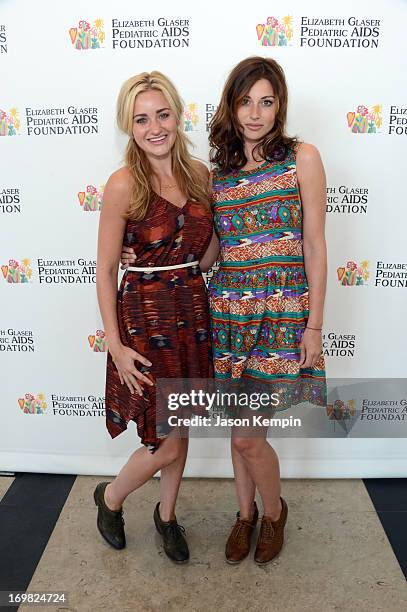 Michalka and Aly Michalka attend the Elizabeth Glaser Pediatric AIDS Foundation's 24th Annual "A Time For Heroes" at Century Park on June 2, 2013 in...