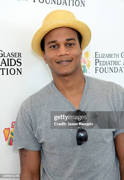 Actor Cory Hardrict attends the Elizabeth Glaser Pediatric AIDS Foundation's 24th Annual "A Time For Heroes" at Century Park on June 2, 2013 in Los...