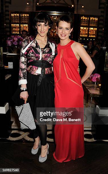 Noa Bodner and Daniella Kertesz attend an after party following the World Premiere of 'World War Z' at Massimo Restaurant & Oyster Bar on June 2,...