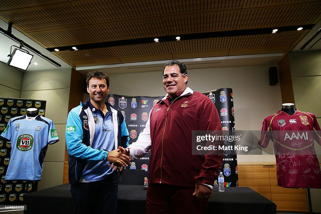 State of Origin Coaches Press Conference