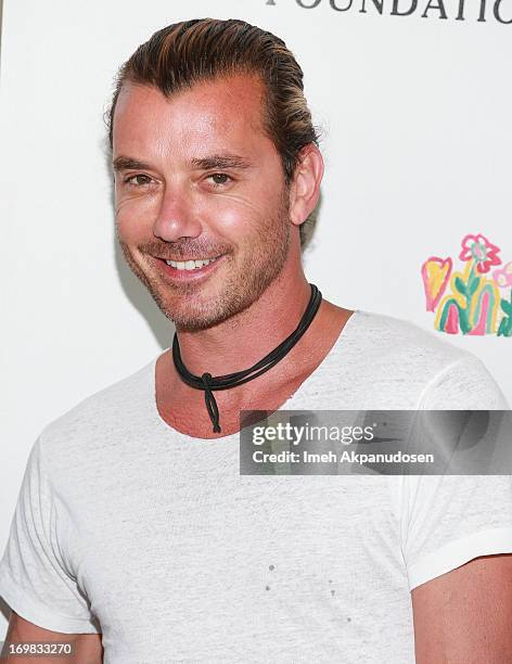Musician Gavin Rossdale attends the Elizabeth Glaser Pediatric AIDS Foundation's 24th Annual 'A Time For Heroes' Event on June 2, 2013 in Los...