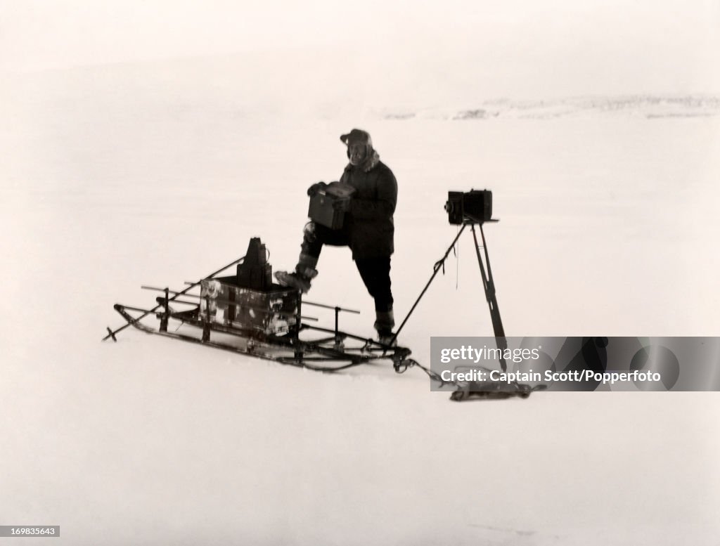 Photograph By Captain Scott   -   Antarctica