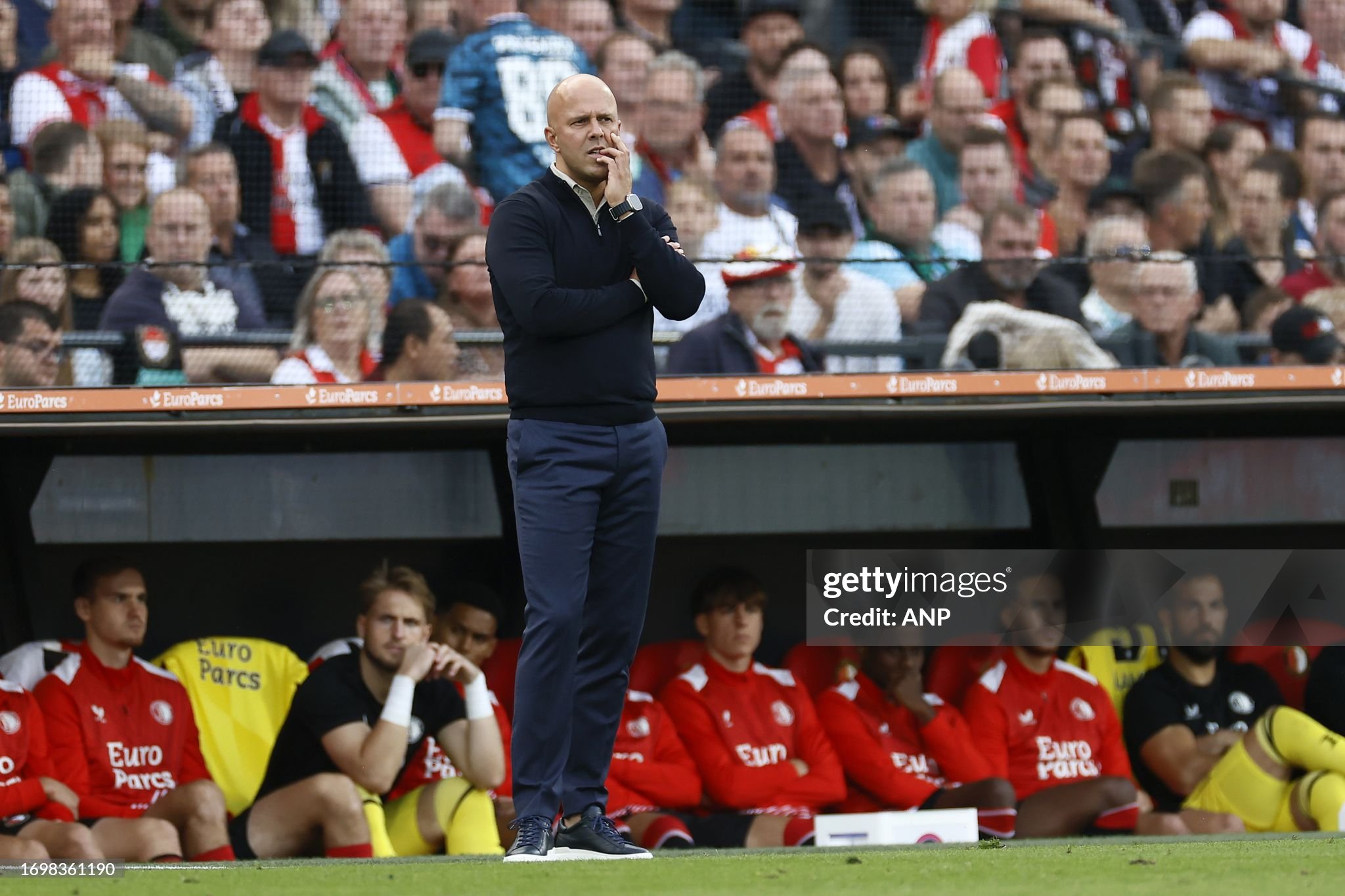 Slot: 'Haven't often sat so calmly on the bench as Feyenoord coach'