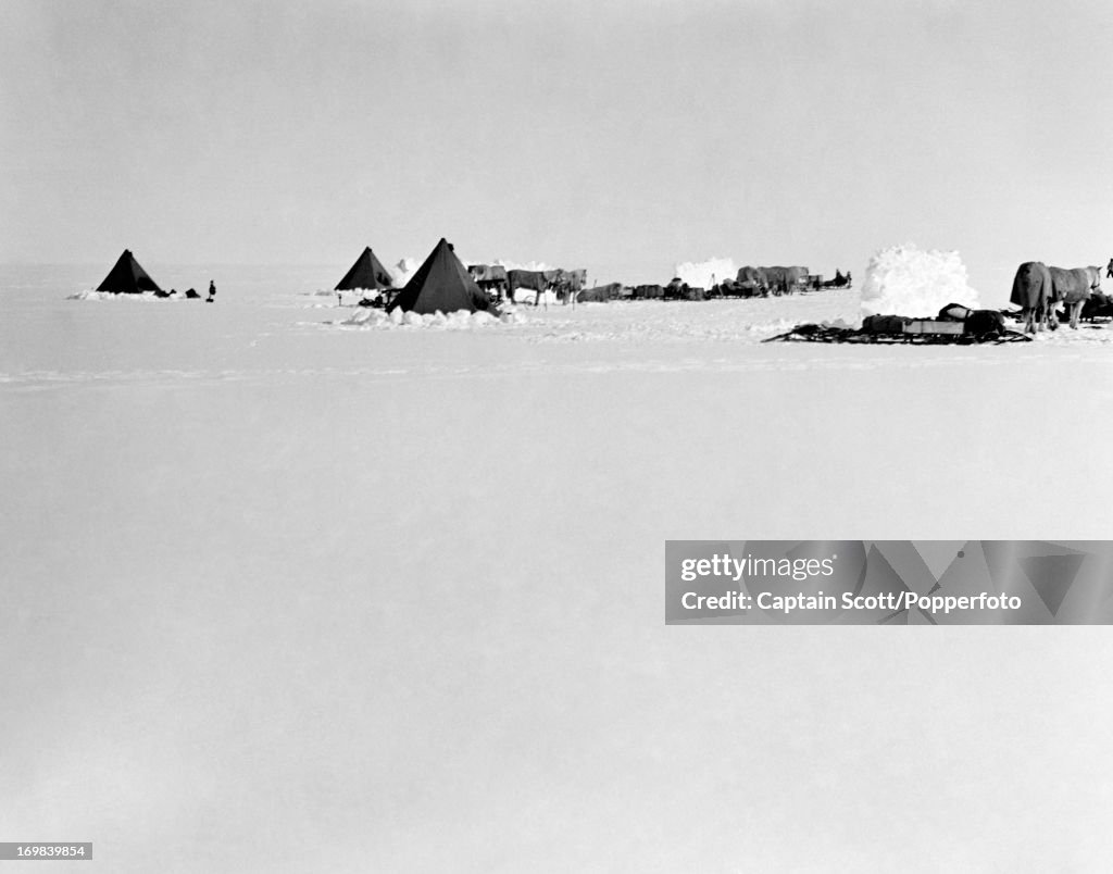 Photograph By Captain Scott   -   Antarctica