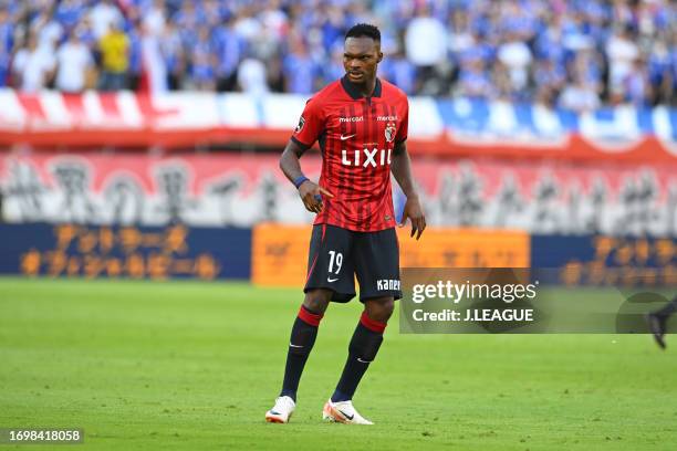 Of Kashima Antlers in action during the J.LEAGUE Meiji Yasuda J1 28th Sec. Match between Kashima Antlers and Yokohama F･Marinos at Kashima Soccer...