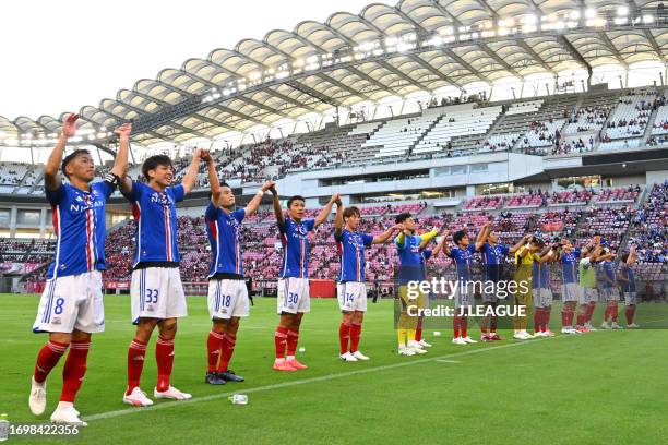 Yokohama F･Marinos during the J.LEAGUE Meiji Yasuda J1 28th Sec. Match between Kashima Antlers and Yokohama F･Marinos at Kashima Soccer Stadium on...