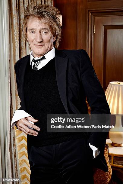 Singer Rod Stewart is photographed for Paris Match on March 20, 2013 in London, England.