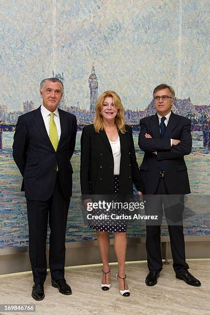 Baroness Carmen Thyssen attends the Camille Pissarro exhibition opening at the Thyssen Museum on June 3, 2013 in Madrid, Spain.