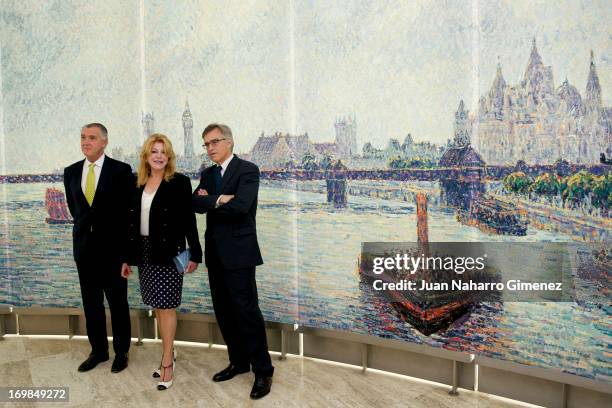 Baroness Carmen Thyssen attends the Camille Pissarro exhibition opening at the Thyssen Museum on June 3, 2013 in Madrid, Spain.