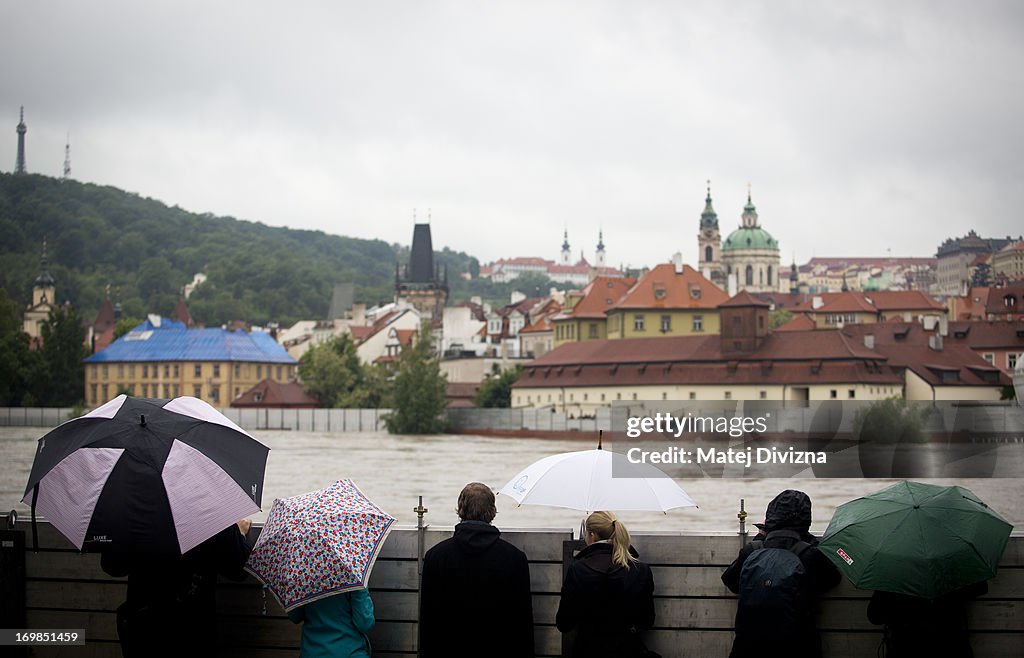 Prague Prepares For Possible Flooding