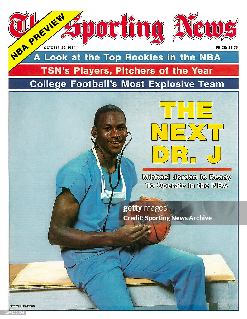 NBA Covers - Chicago Bulls' Michael Jordan - October 29, 1984