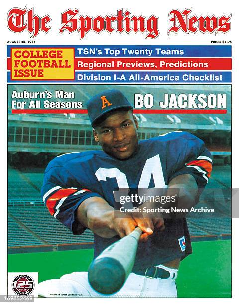 Auburn Tigers' Bo Jackson Bo Jackson - Auburn's Man For All Seasons