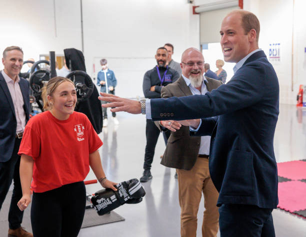 GBR: Prince William, Prince of Wales Visits Swindon Based Charity BEST