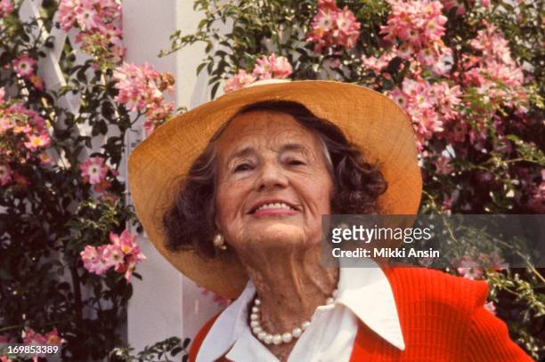 Rose Fitzgerald Kennedy on her 92nd birthday at home in Hyannis Port, Massachusetts, 22nd July 1982.