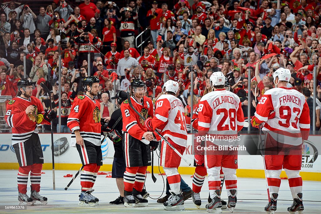 Detroit Red Wings v Chicago Blackhawks - Game Seven