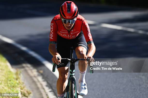Ewen Costiou of France and Team Arkea Samsic attacks during the 83rd Skoda Tour Luxembourg 2023, Stage 5 a 172.2km stage from Mersch to Luxembourg -...
