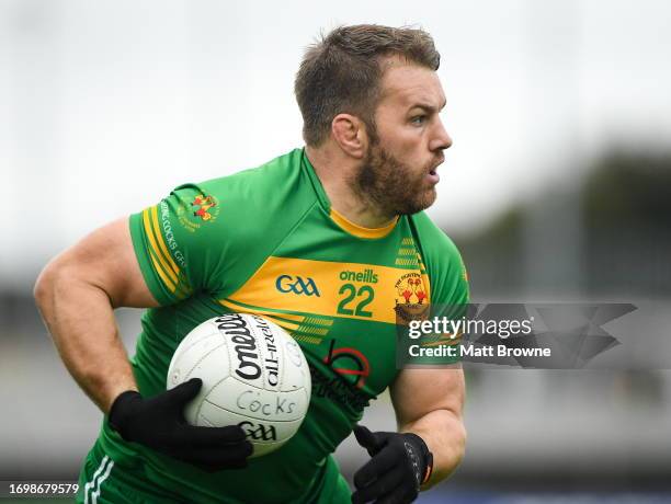 Carlow , Ireland - 30 September 2023; Sean O'Brien of Fighting Cocks GAA Club during the Carlow Junior A Football Championship final match between...