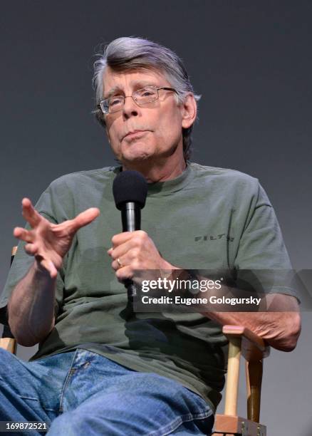 Stephen King attends Meet the Creators at Apple Store Soho on June 3, 2013 in New York City.