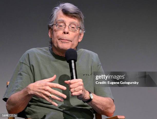 Stephen King attends Meet the Creators at Apple Store Soho on June 3, 2013 in New York City.