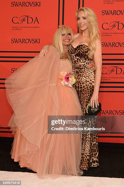 Betsey Johnson and Lulu Johnson attend 2013 CFDA Fashion Awards at Alice Tully Hall on June 3, 2013 in New York City.