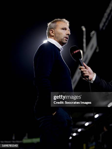 Coach Maurice Steijn of Ajax during the Dutch Eredivisie match between RKC Waalwijk v Ajax at the Mandemakers Stadium on September 30, 2023 in...