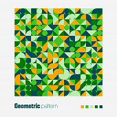 geometric trendy pattern bauhaus style modern