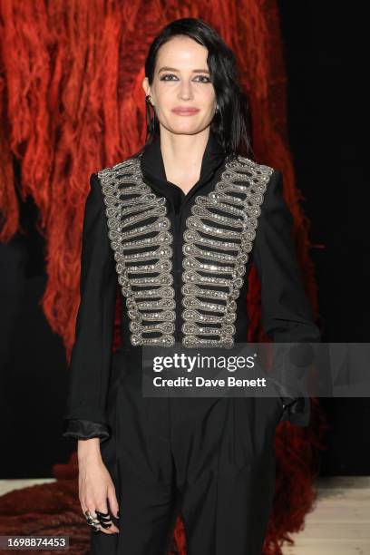 Eva Green attends the Alexander McQueen SS24 show during Paris Fashion Week at Le Carreau du Temple on September 30, 2023 in Paris, France.