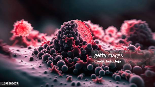 cancer cells vis - blood cancer cell stock pictures, royalty-free photos & images