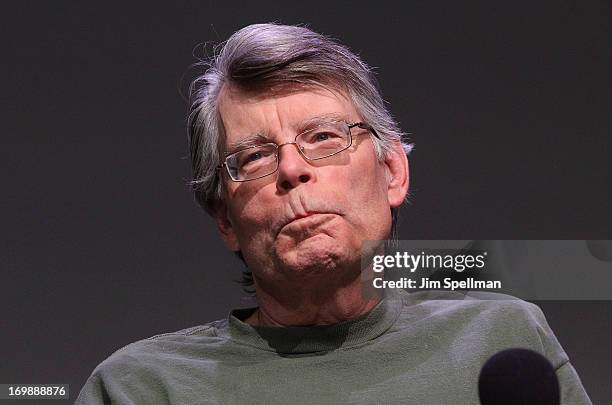 Stephen King attends Meet the Creators at Apple Store Soho on June 3, 2013 in New York City.