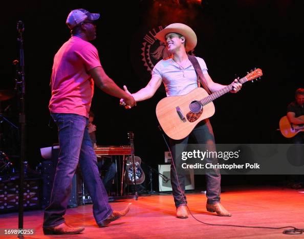 Dustin Rucker Darius Rucker and Dustin Lynch perform during the 4th annual Darius ...