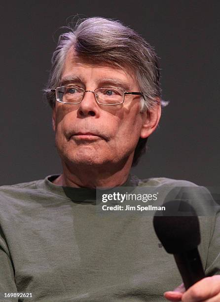 Stephen King attends Meet the Creators at Apple Store Soho on June 3, 2013 in New York City.