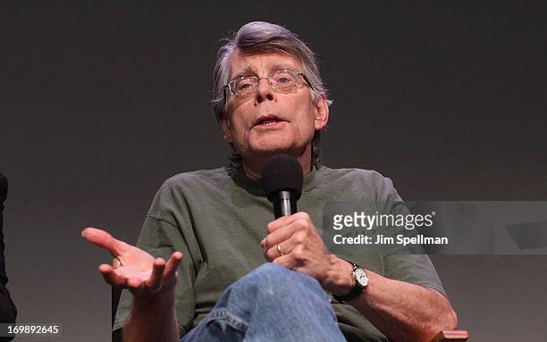 Stephen King attends Meet the Creators at Apple Store Soho on June 3, 2013 in New York City.